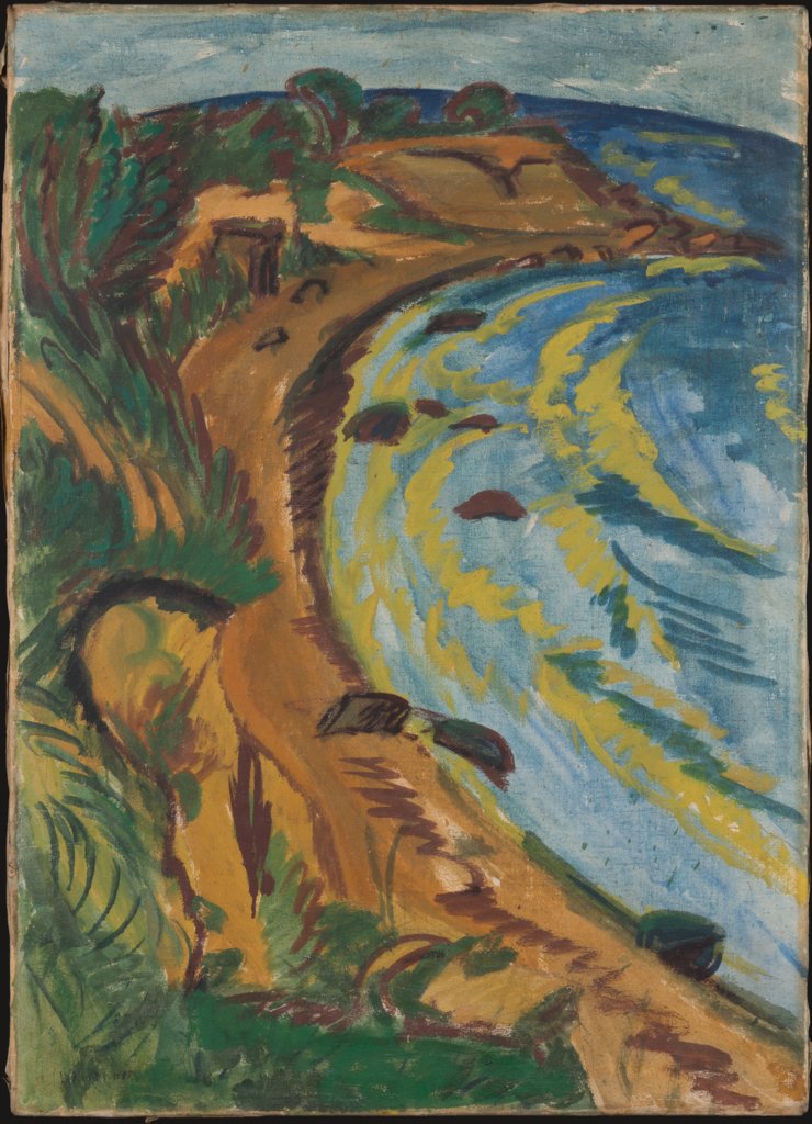 Bay on the Coast of Fehmarn, Ernst Ludwig Kirchner