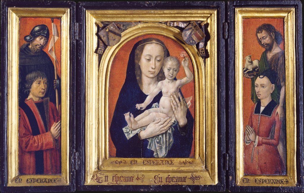 Triptych with Virgin and Child, Hugo van der Goes, Bruges (?) Master ca. 1485/90