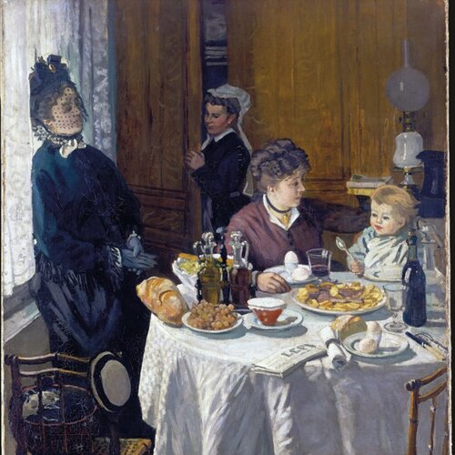 Das Mittagessen, Claude Monet