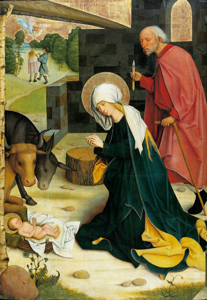 Geburt Christi, Meister des Pfullendorfer Altars, Bartholomäus Zeitblom;  Werkstatt ?