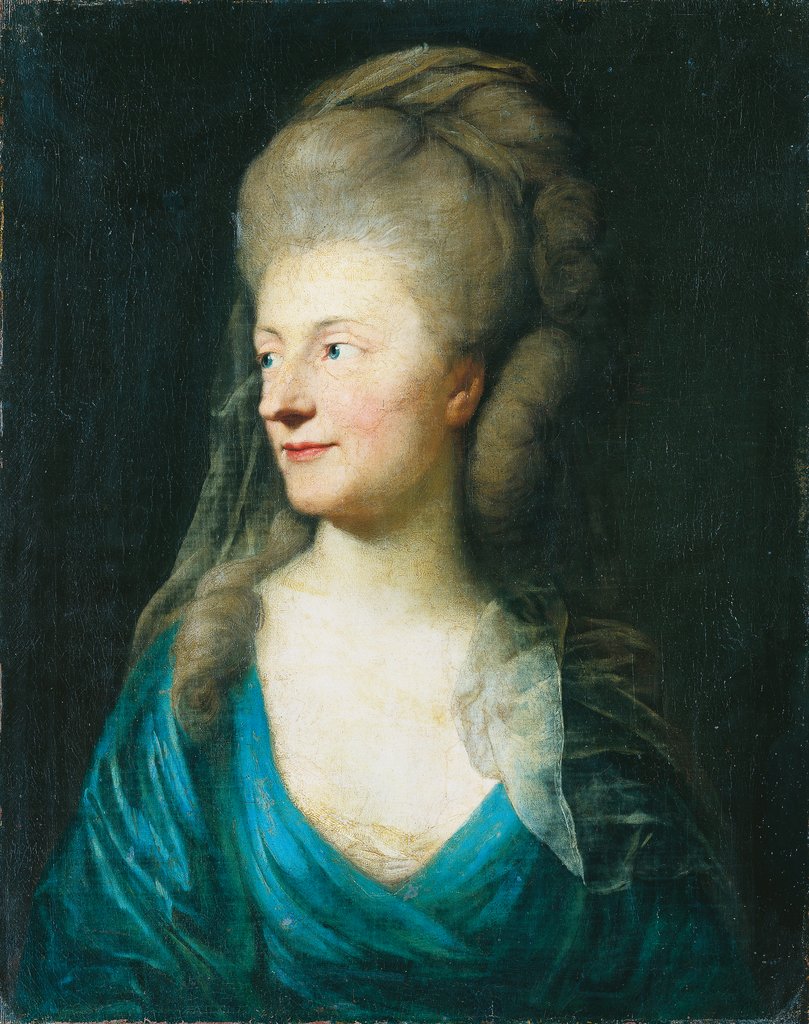 Bildnis der Johanna Henriette Louise Gräfin von Bestucheff-Rumin, geb. von Carlowitz (1717-1787) (?), Anton Graff