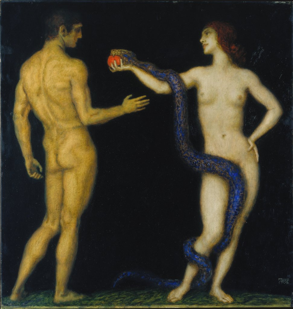 Adam und Eva, Franz von Stuck