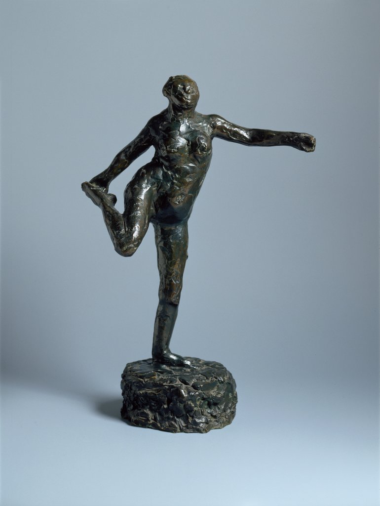 Tänzerin, den rechten Fuß in der rechten Hand haltend, Edgar Degas