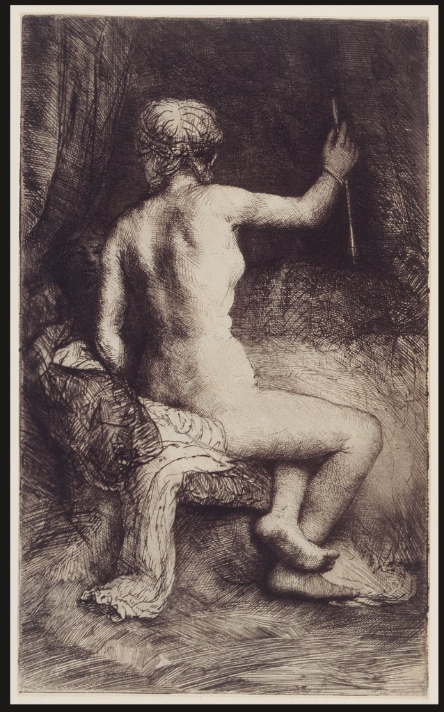 Die Frau mit dem Pfeil, Rembrandt Harmensz. van Rijn