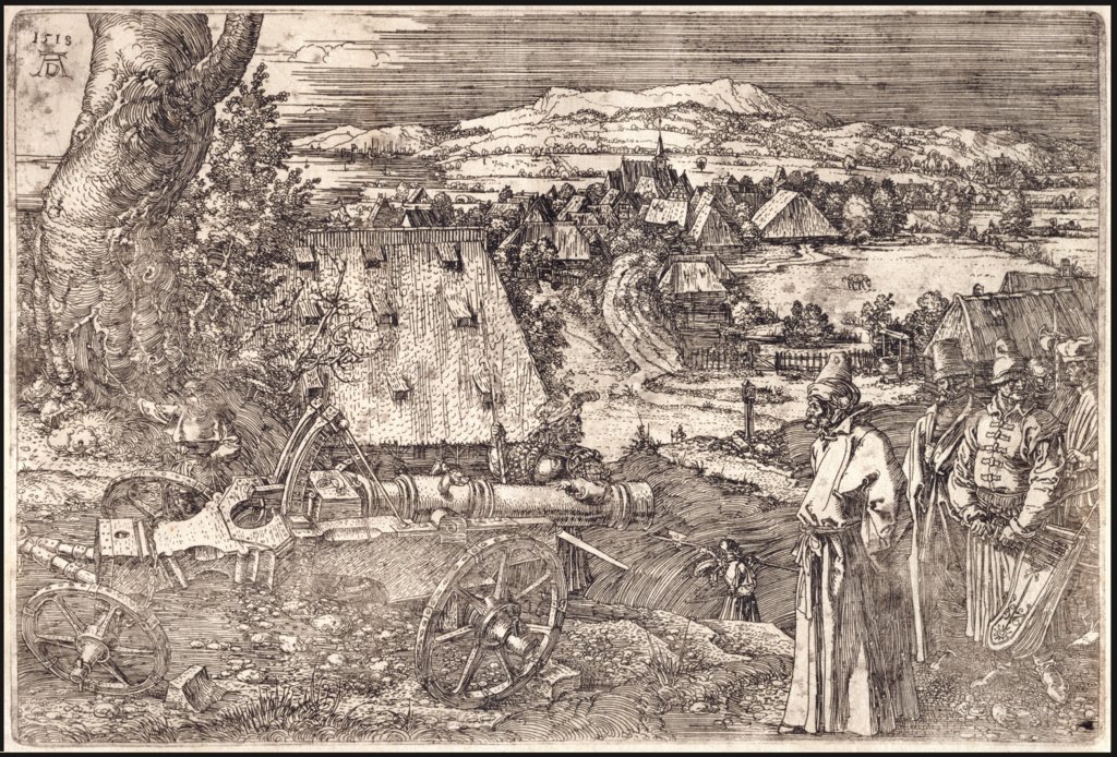 Landschaft mit Kanone (Die große Kanone; Die Kanone), Albrecht Dürer