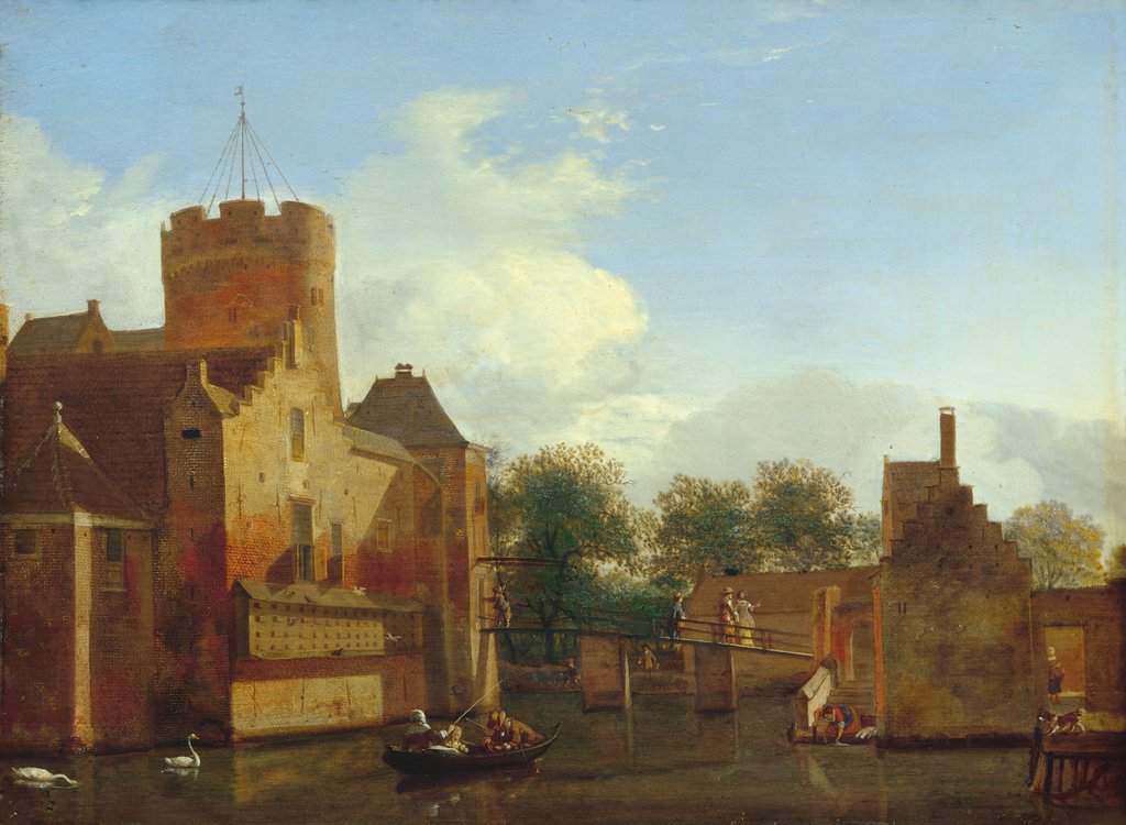 Schloss Loenersloot in Holland, Jan van der Heyden