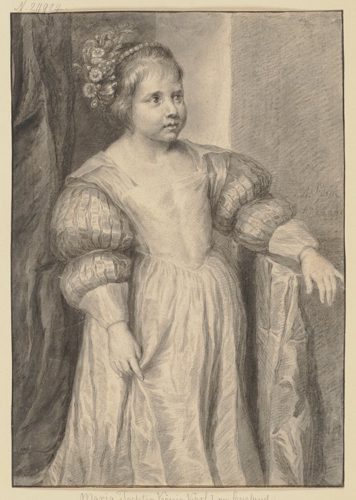 Maria, Tochter König Karls I. von England, Unbekannt, 18. Jahrhundert, nach Anthonis van Dyck