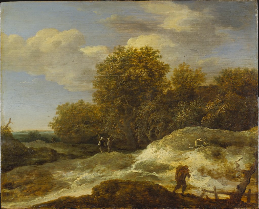 Landschaft mit sandigem Feldweg, Willem Gras