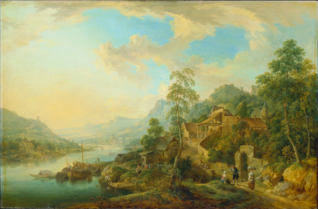 River Landscape in the Morning Light, Christian Georg Schütz the Elder