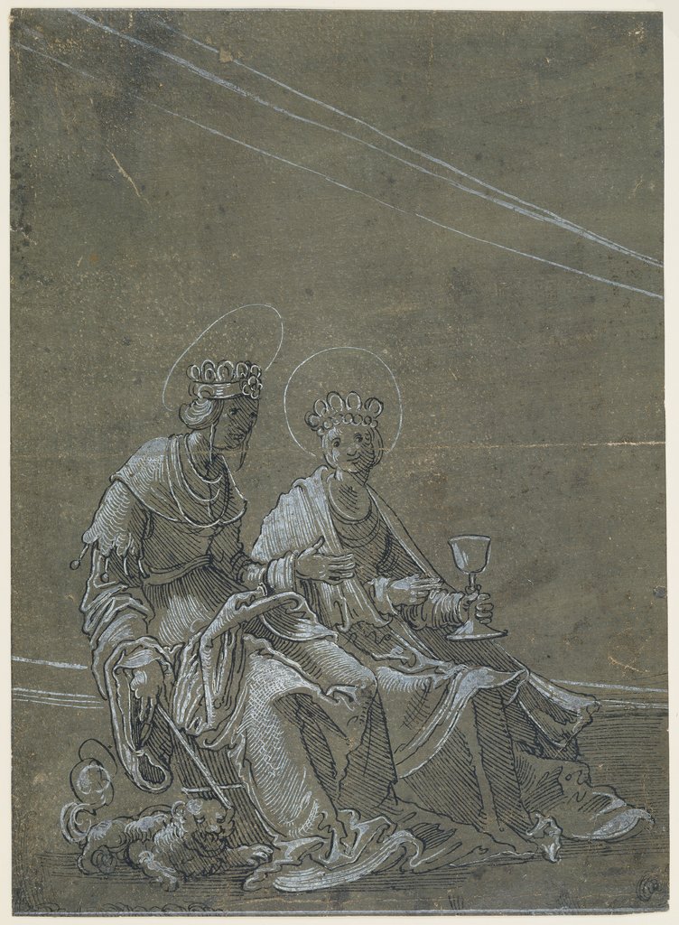 Die Heilige Margarete und die Heilige Barbara, Albrecht Altdorfer