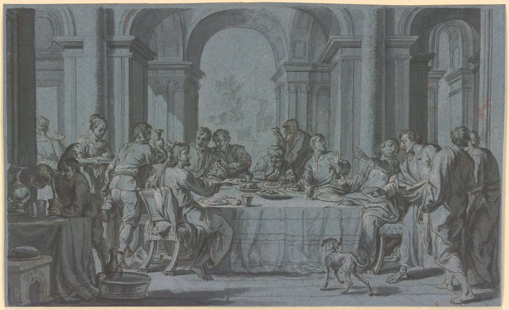 Gastmahl im Haus des Zöllners Matthäus, Johann Wolfgang Baumgartner