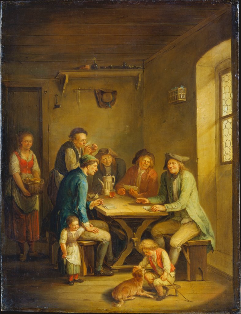 Bauern beim Kartenspiel, Johann Andreas Herrlein