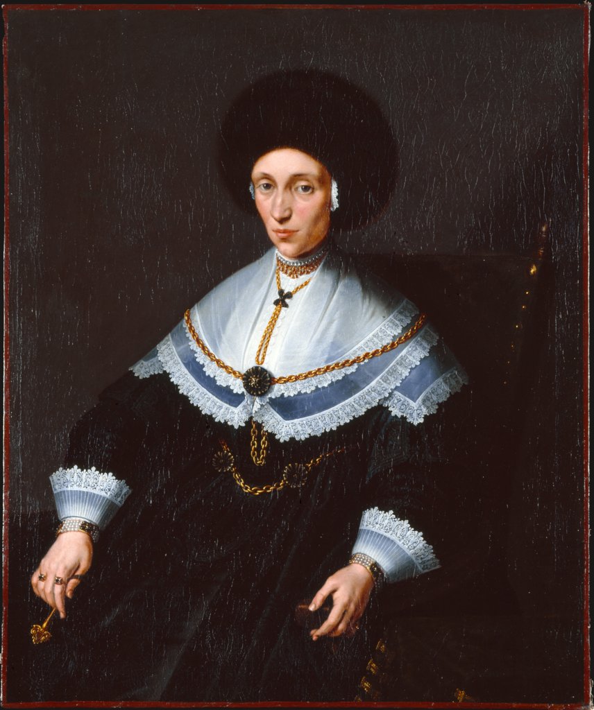 Bildnis der Maria Salome von Stalburg (1602-1646), Ehefrau von Johann Maximilian zum Jungen, Jeremias van Winghe