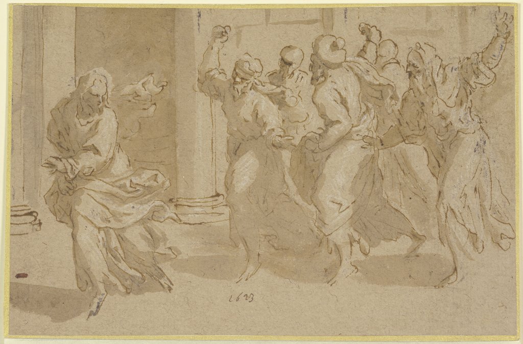 Christus entweicht vor den Pharisäern, Jacopo Palma il Giovane