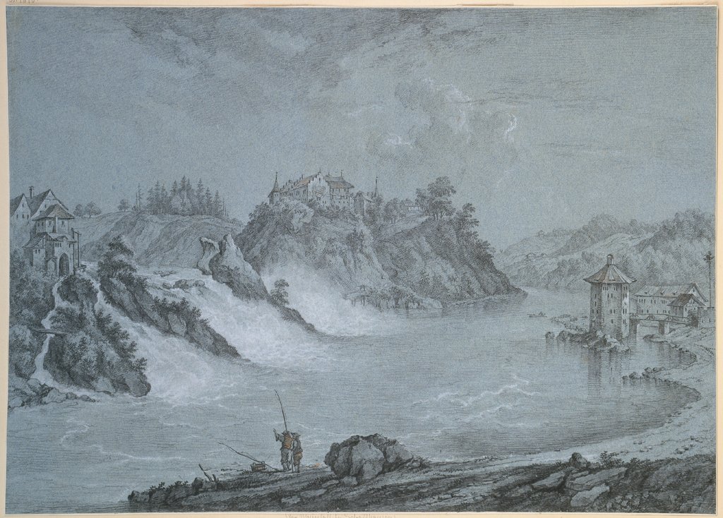 Der Rheinfall bei Schaffhausen, Franz Schütz