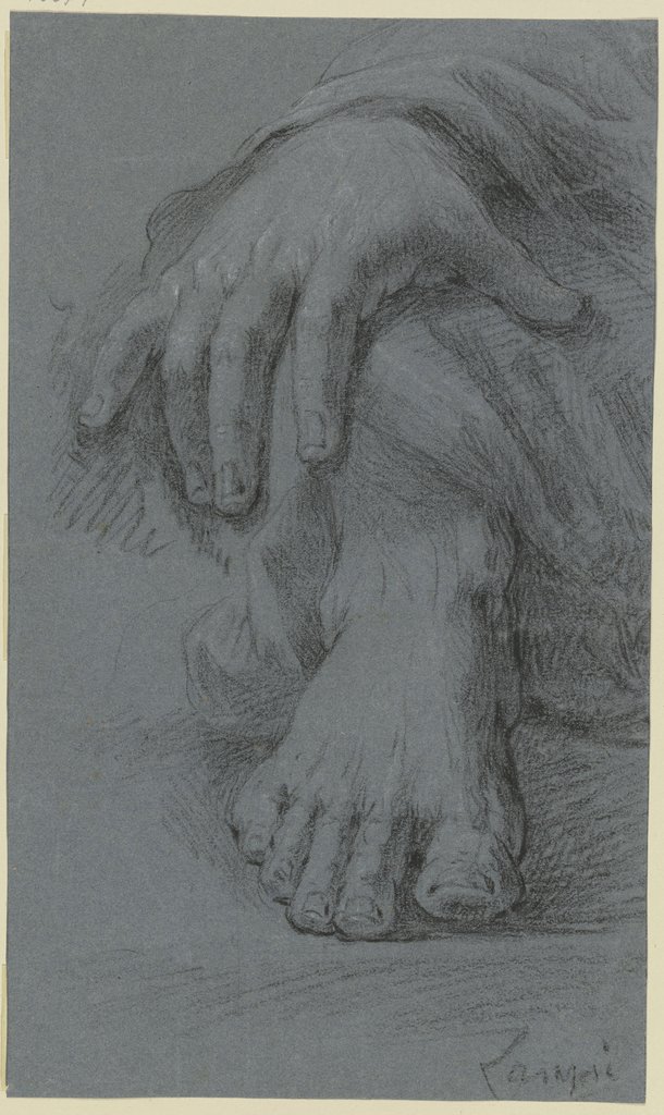 Sketch of hand and foot, Johann Baptist von Lampi the Elder