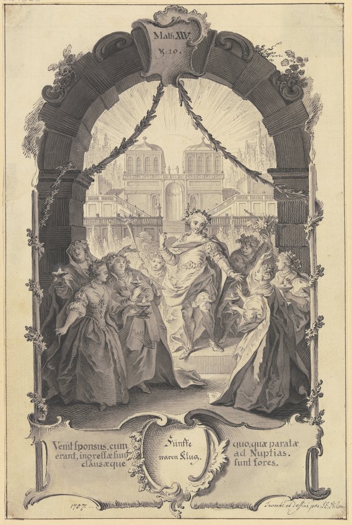 Der Bräutigam und die fünf klugen Jungfrauen, Johannes Esaias Nilson