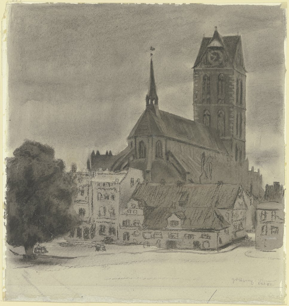 Ansicht von Wismar, Johann Vincenz Cissarz