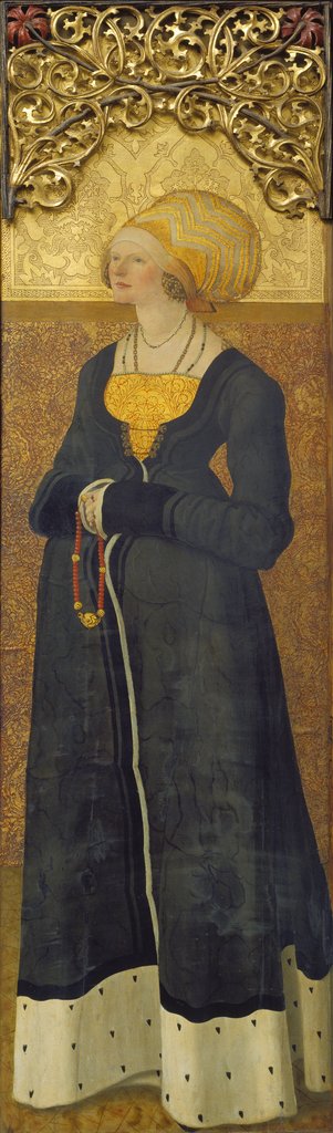 Bildnis der Margarete Stalburg, geb. vom Rhein (1484–1550), Meister der Stalburg-Bildnisse