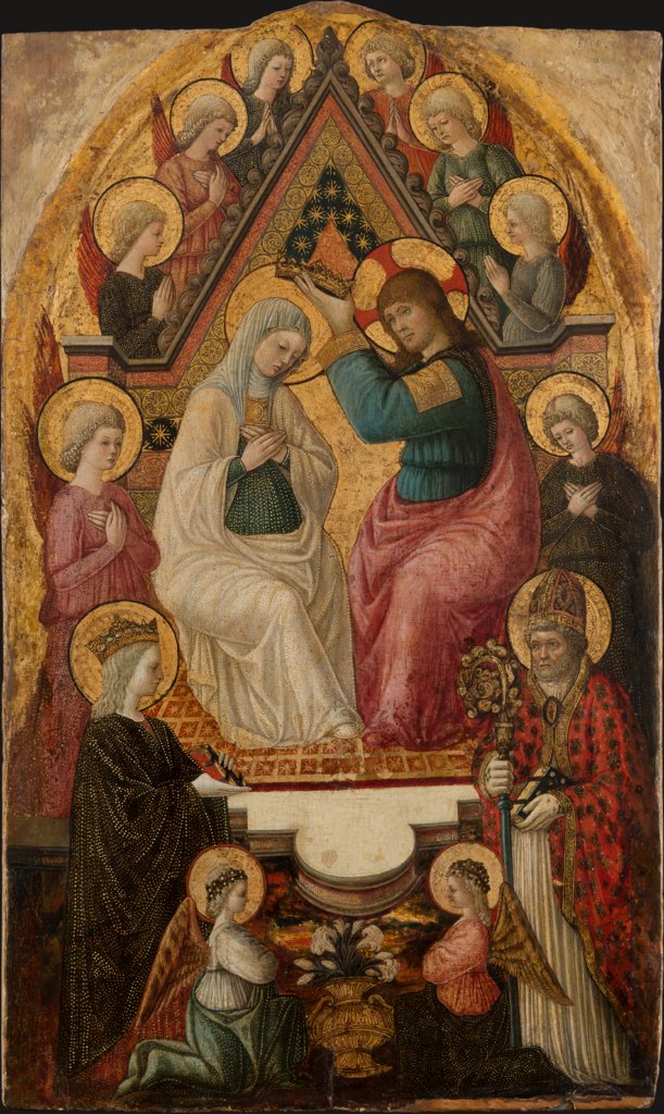 The Coronation of the Virgin, Lucchese Master ca. 1460