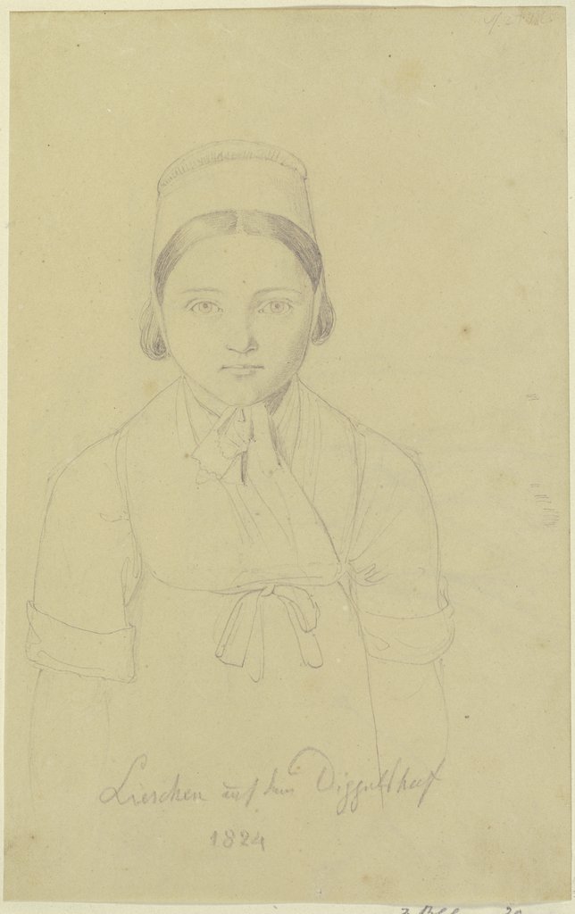 Bildnis eines Bauernmädchens, August Lucas