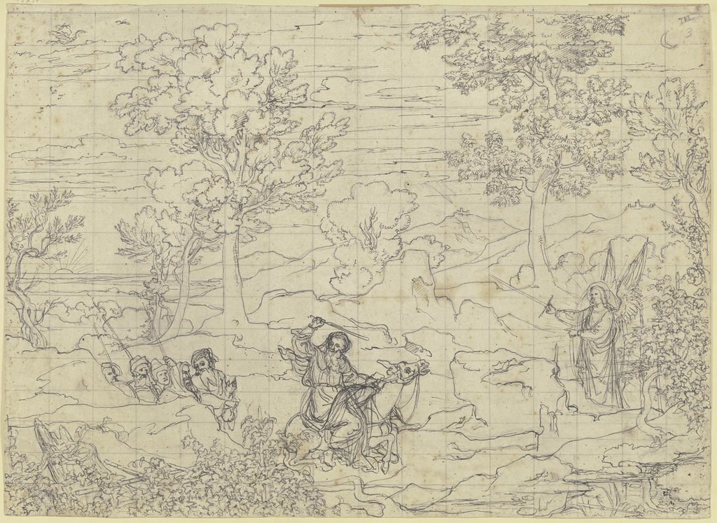 Landschaft mit Bileam, Joseph Anton Koch