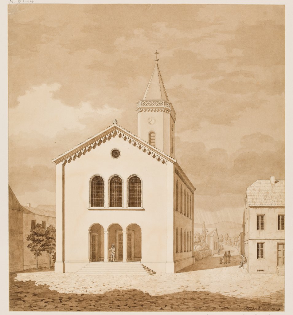 Entwurf zu einer Kirche für die Gemeinde Friedrichsdorf, Heinrich Hübsch