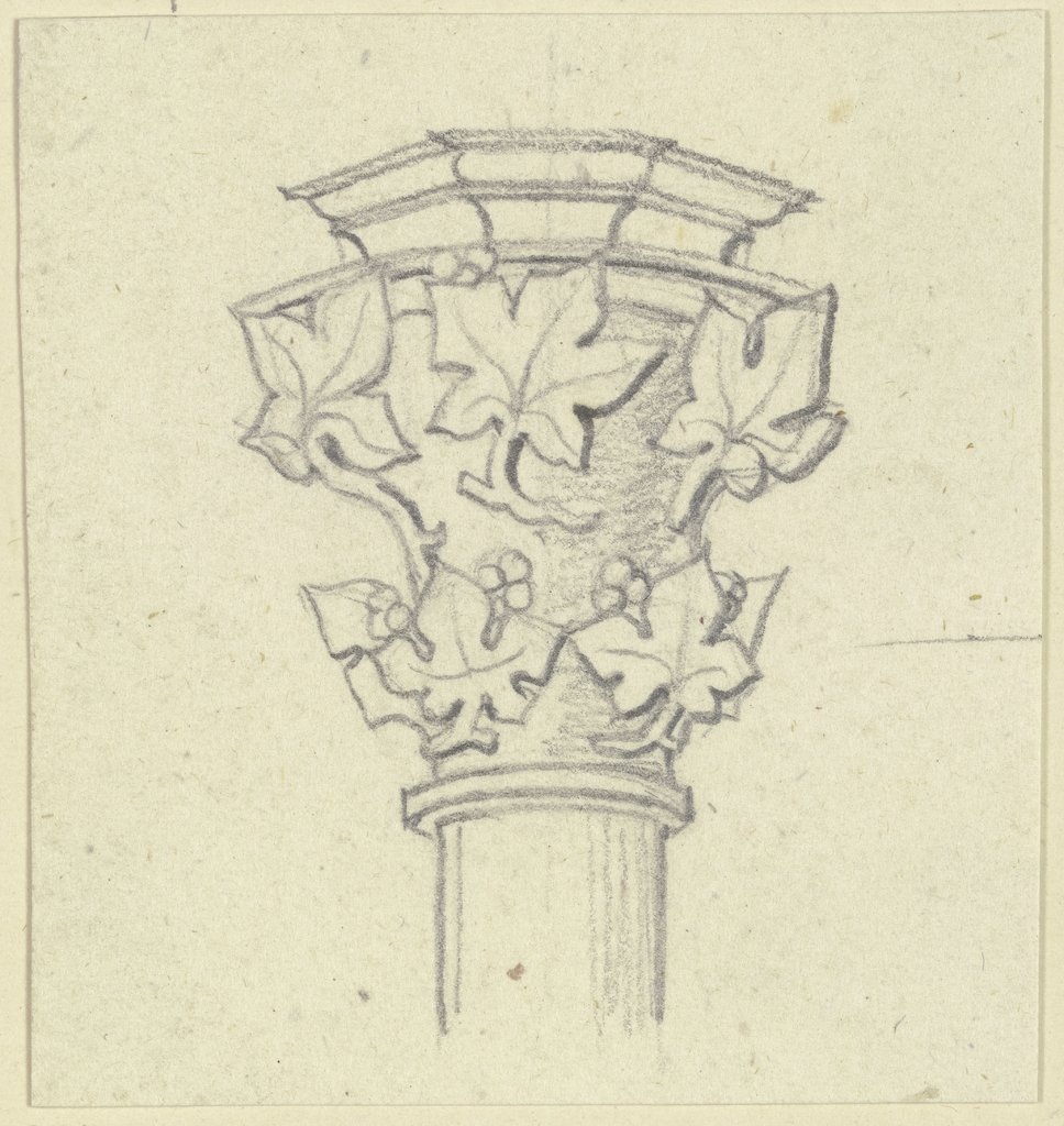 Blattkapitell vom Typus der Sainte Chapelle, Karl Ballenberger