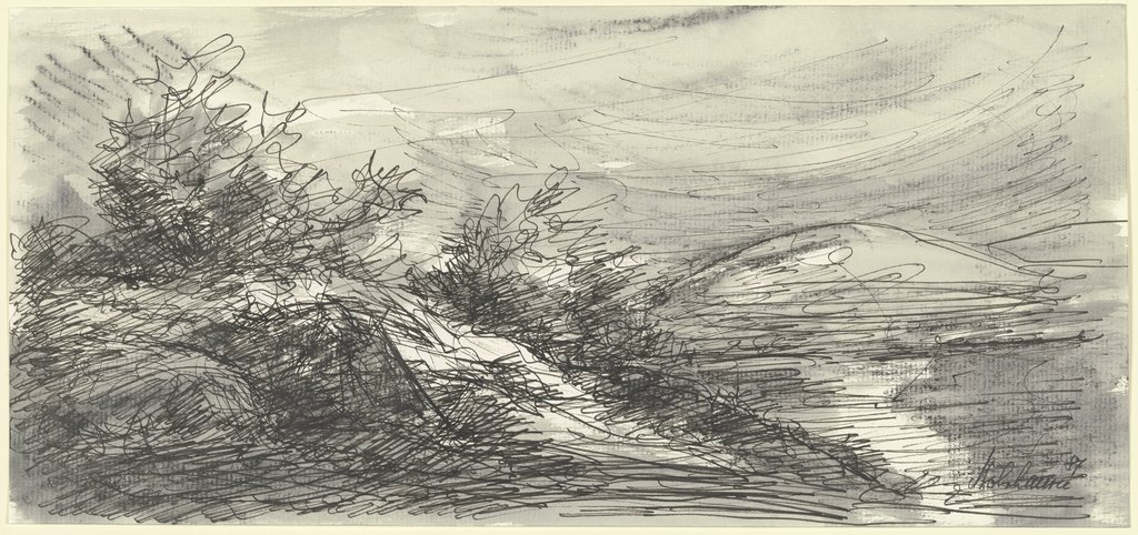 Landschaft, Friedrich von Holzhausen