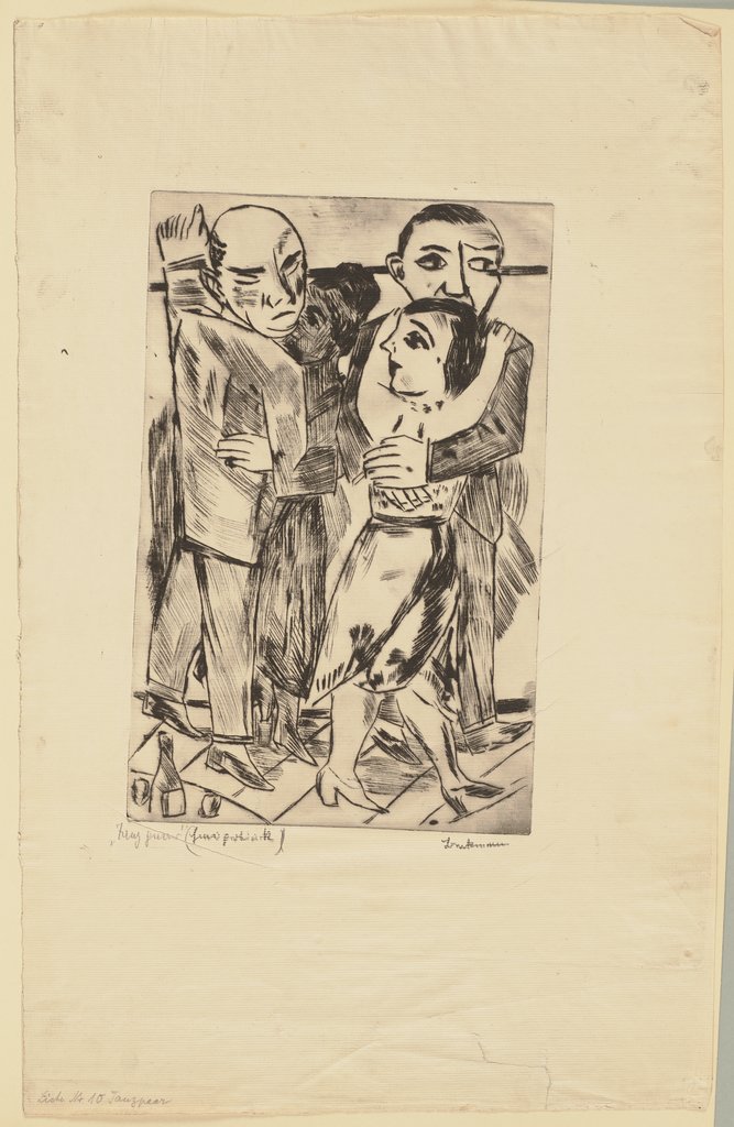Zwei Tanzpaare, Max Beckmann