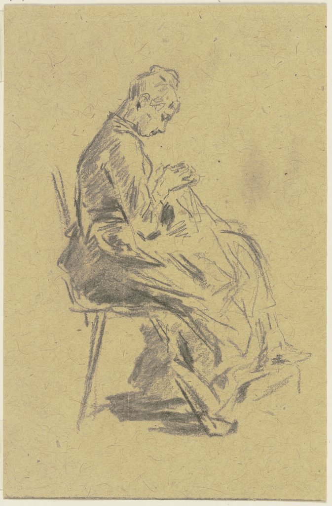 Sitting woman, Anton Burger