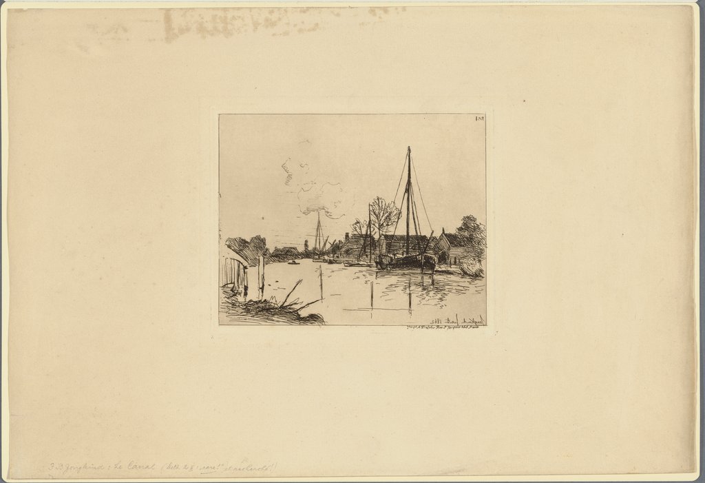 Le Canal, Johan Barthold Jongkind