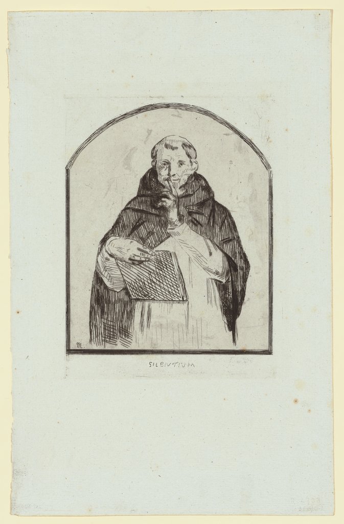 Silentium, Édouard Manet