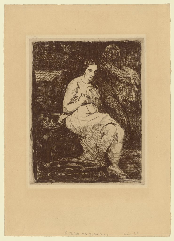 La Toilette, Édouard Manet