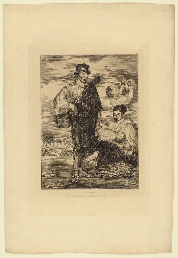 „Les Gitanos“, Édouard Manet