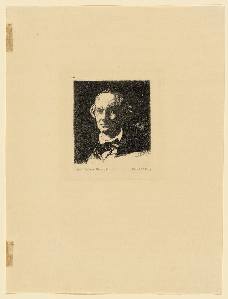 Charles Baudelaire de face, Édouard Manet