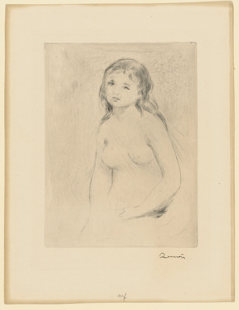 Etude pour une Baigneuse, Auguste Renoir