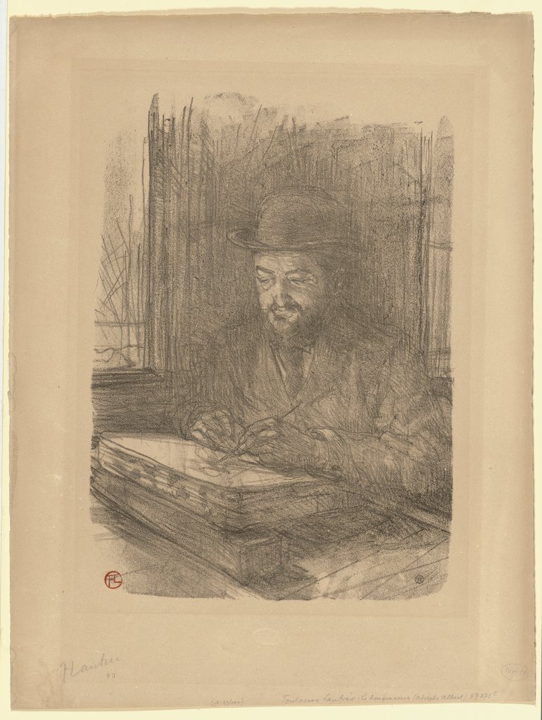 Le bon graveur (Adolphe Albert), Henri de Toulouse-Lautrec