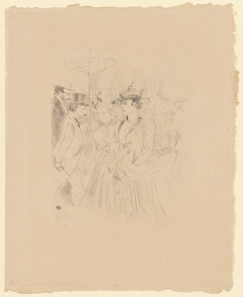 Le Promenoir, Henri de Toulouse-Lautrec