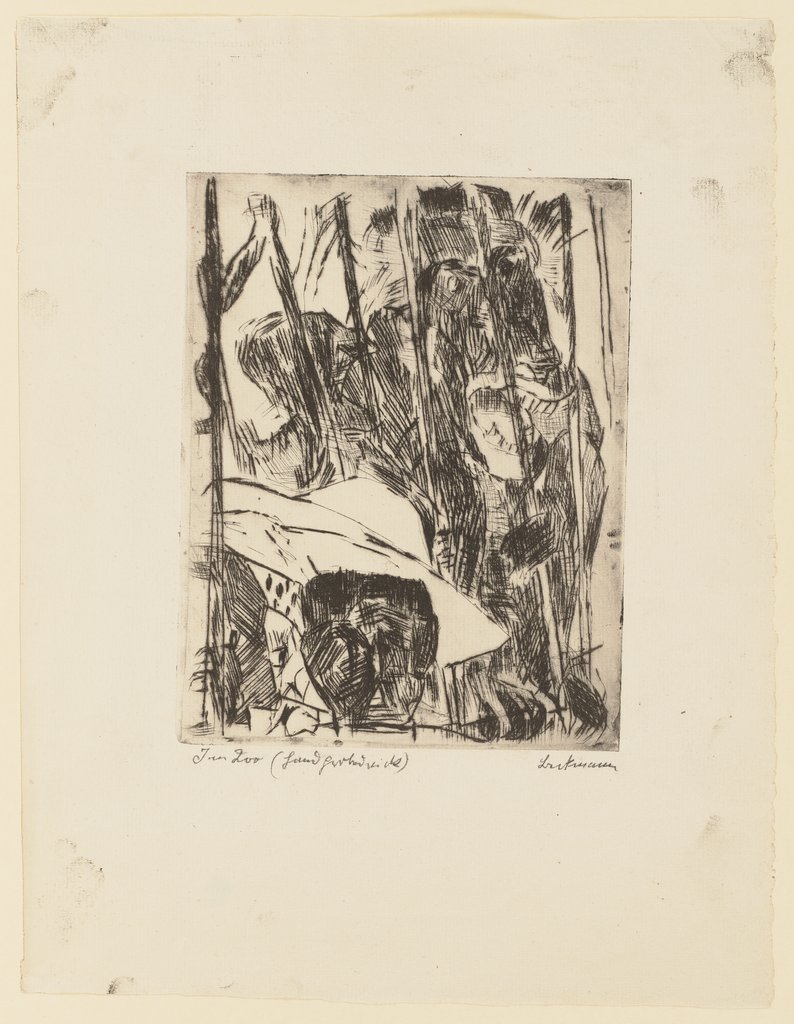 Im Zoo, Max Beckmann