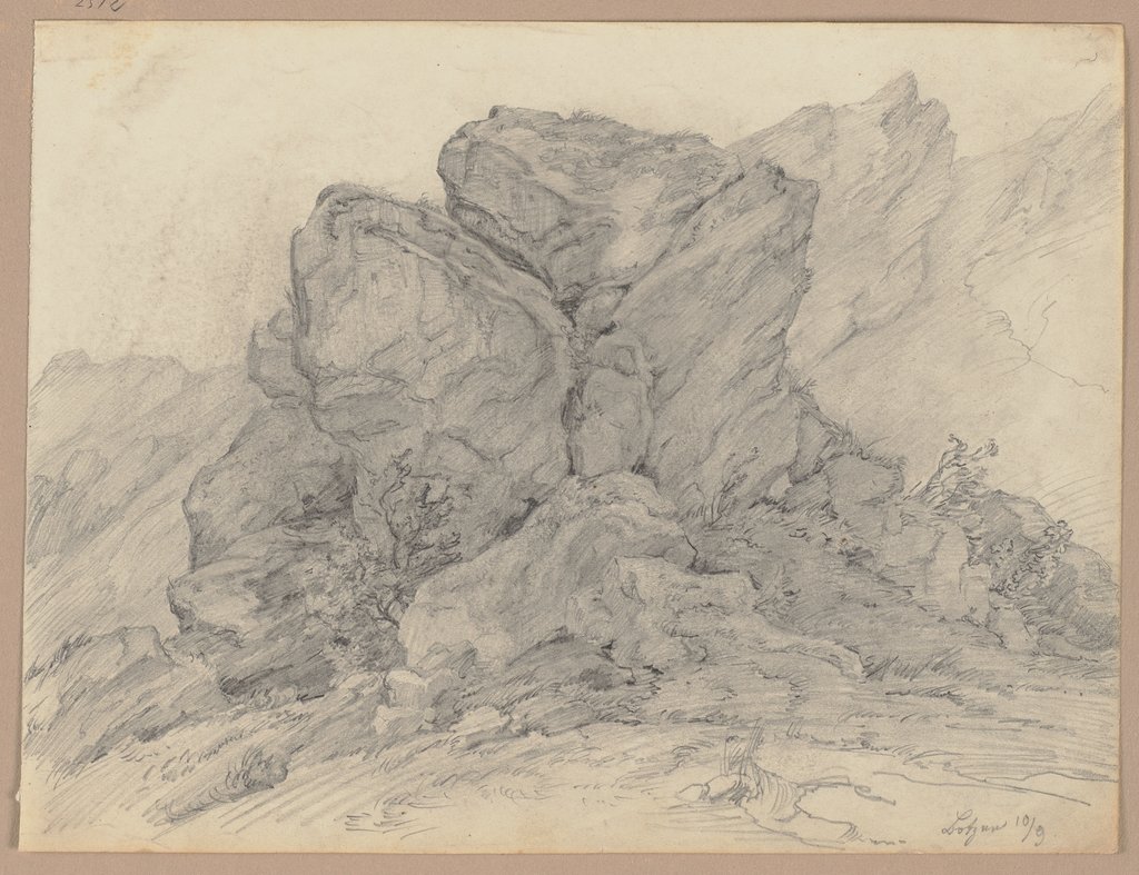 Rocks near Bozen (?), Friedrich Metz