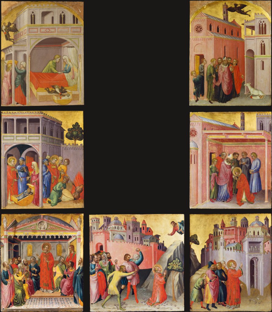Sieben Szenen aus der Legende des heiligen Stephanus, Martino di Bartolomeo