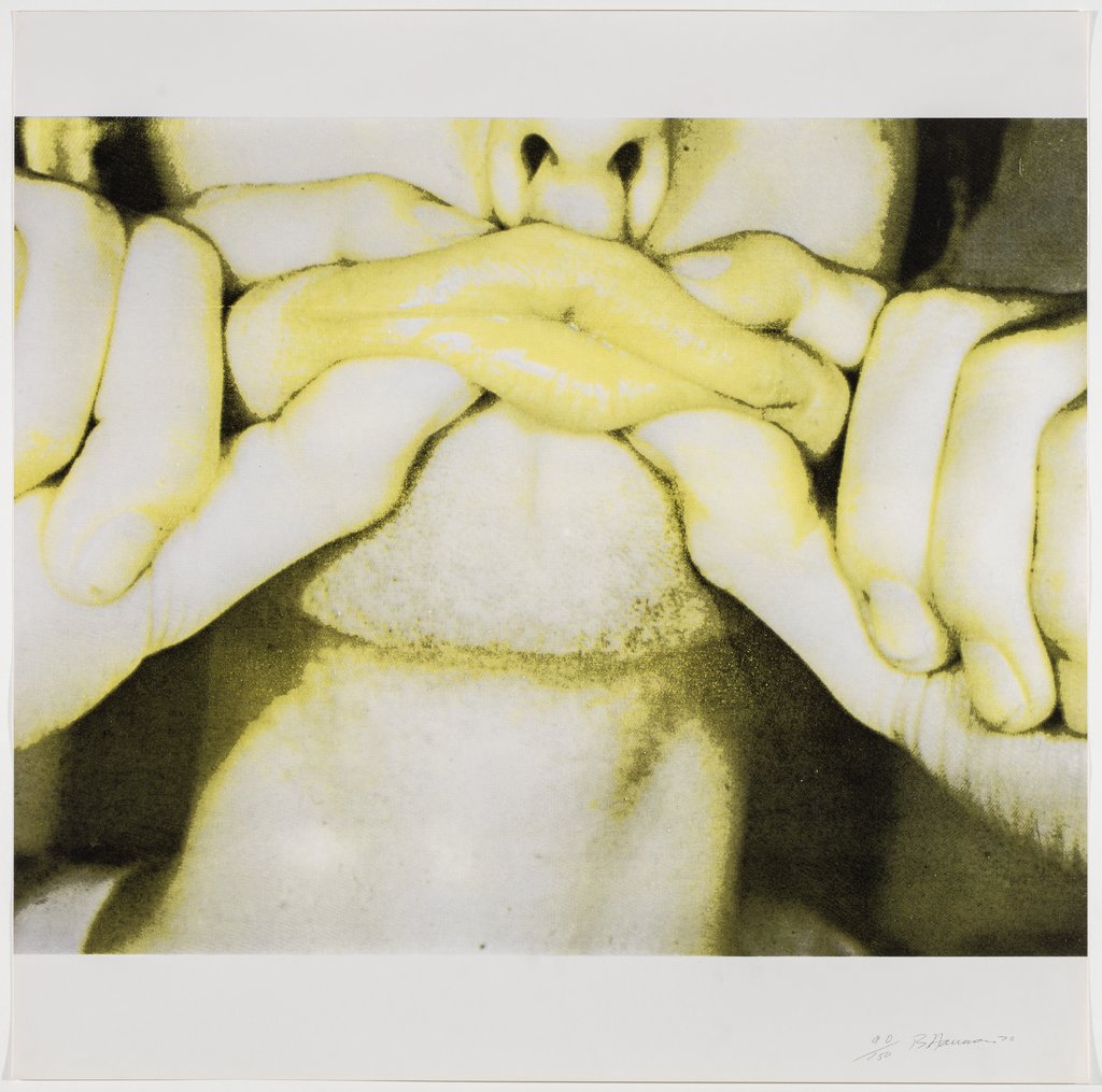 Studies for Holograms (pinched lips), Bruce Nauman