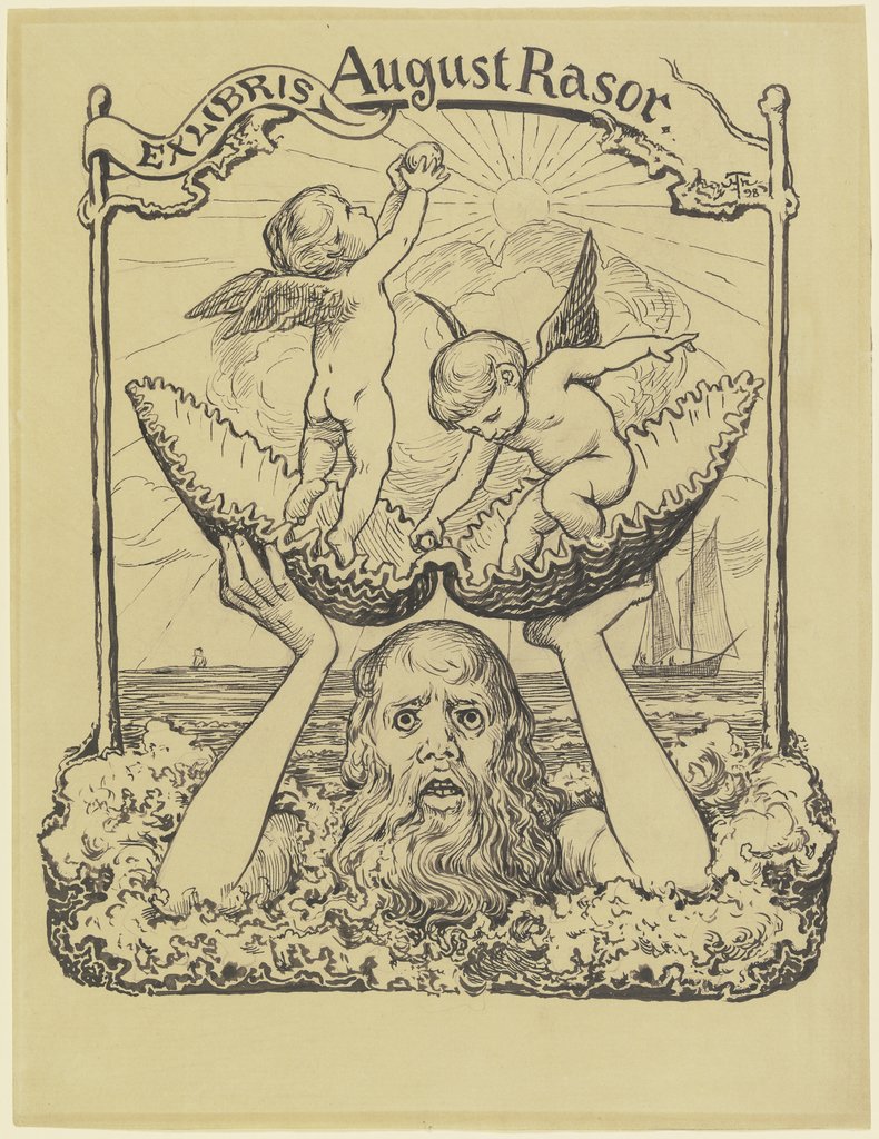 Exlibris August Rasor, Hans Thoma