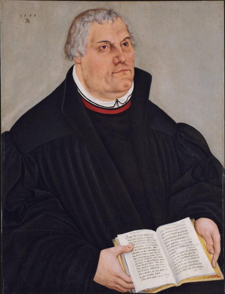 Portrait of Martin Luther, Lucas Cranach the Younger