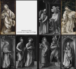 Stationary Wings of the Heller Altarpiece with 
Sts. Lawrence and Cyriacus