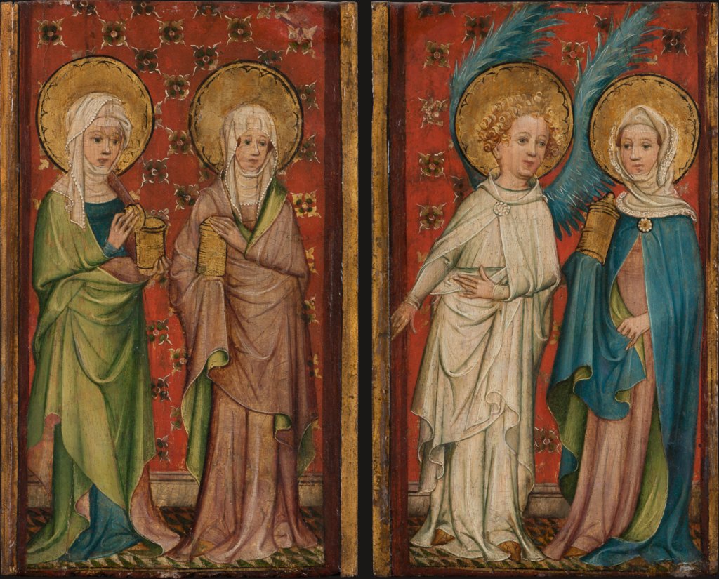 Two Wings of an Altar piece, Older Master of the Aachen Wardrobe Doors