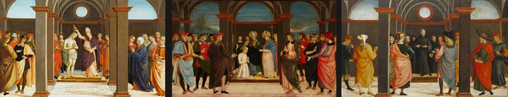 Szenen aus dem Leben des heiligen Augustinus, Umbrischer Meister um 1500