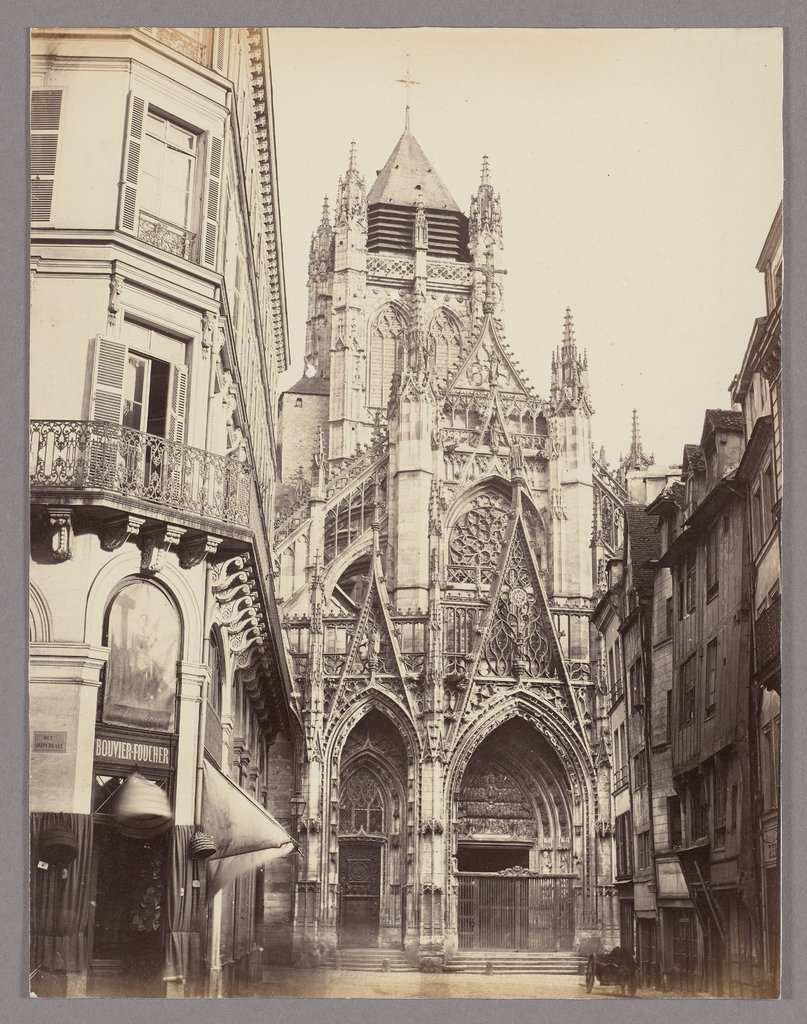 Rouen: Blick auf Saint-Maclou, Unbekannt, 19. Jahrhundert