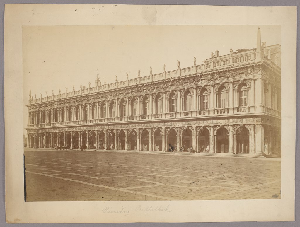 Venedig: Blick auf die Biblioteca San Marco, Unbekannt, 19. Jahrhundert